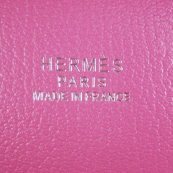 Replica Hermes Jypsiere Fjord Leather Messenger Bag Peach Red H6508 - 1:1 Copy